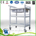 BDT201J Top quality abs plastic 3 tier push trolley